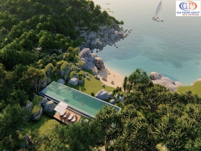 HỒ BƠI VÁCH KÍNH- AMANOI RESORT