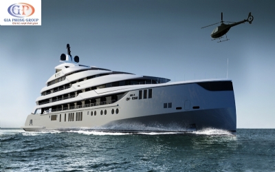 VÁCH KÍNH ACRYLIC HỒ BƠI TRÊN SIÊU DU THUYỀN LA SIESTA SUPERYACHT